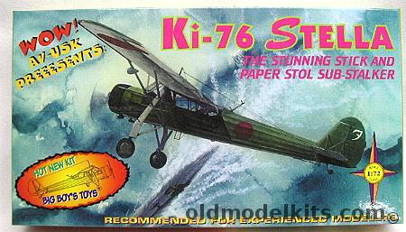 AV USK 1/72 Ki-76 Stella ASW Aircraft, AV2024 plastic model kit